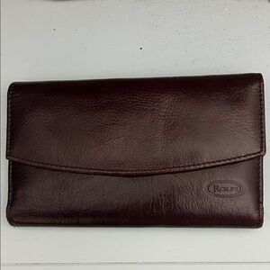 Rolfs Rich Brown/maroon  Leather wallet